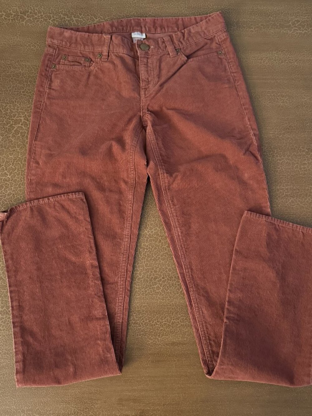 JCrew Corduroy City Fit Pants - Rust/Burnt Orange Color Size 25R